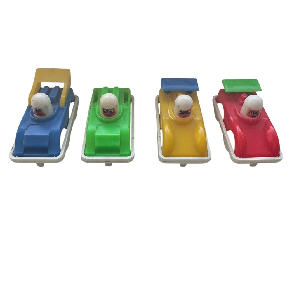 Vintage Fisher‎ Price Car Little People Race Car 70s